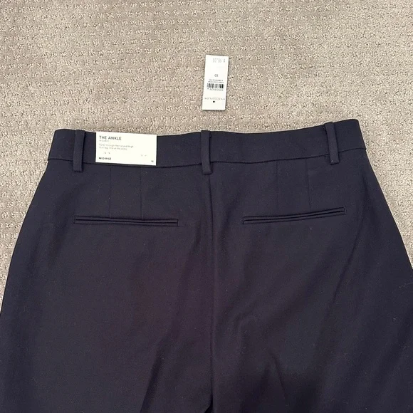 NWT Ann Taylor The Ankle Midrise Pants, Dark Navy, 10 Curvy, Office Workwear - Picture 6 of 14